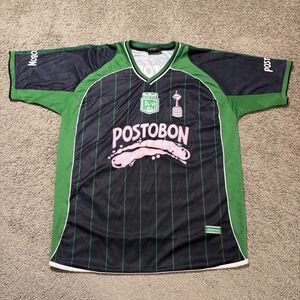 Vintage Atletico Nacional 2003-04 Away Soccer Jersey Postobon Kamanaco Mens M